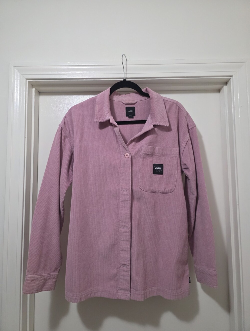 Vans Pink Corduroy Shirt Jacket